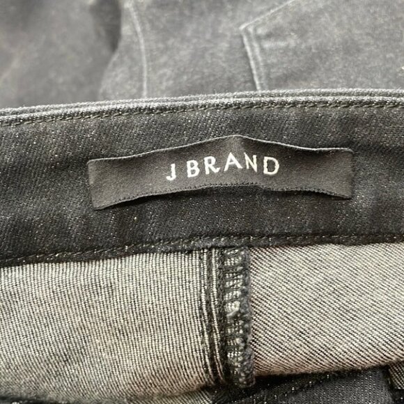 j Brand stretch tailored flare jeans in shade grey black sz 28 - Picture 5 of 12